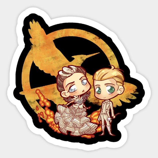 Hunger Chibi Games Sticker by blatterbury